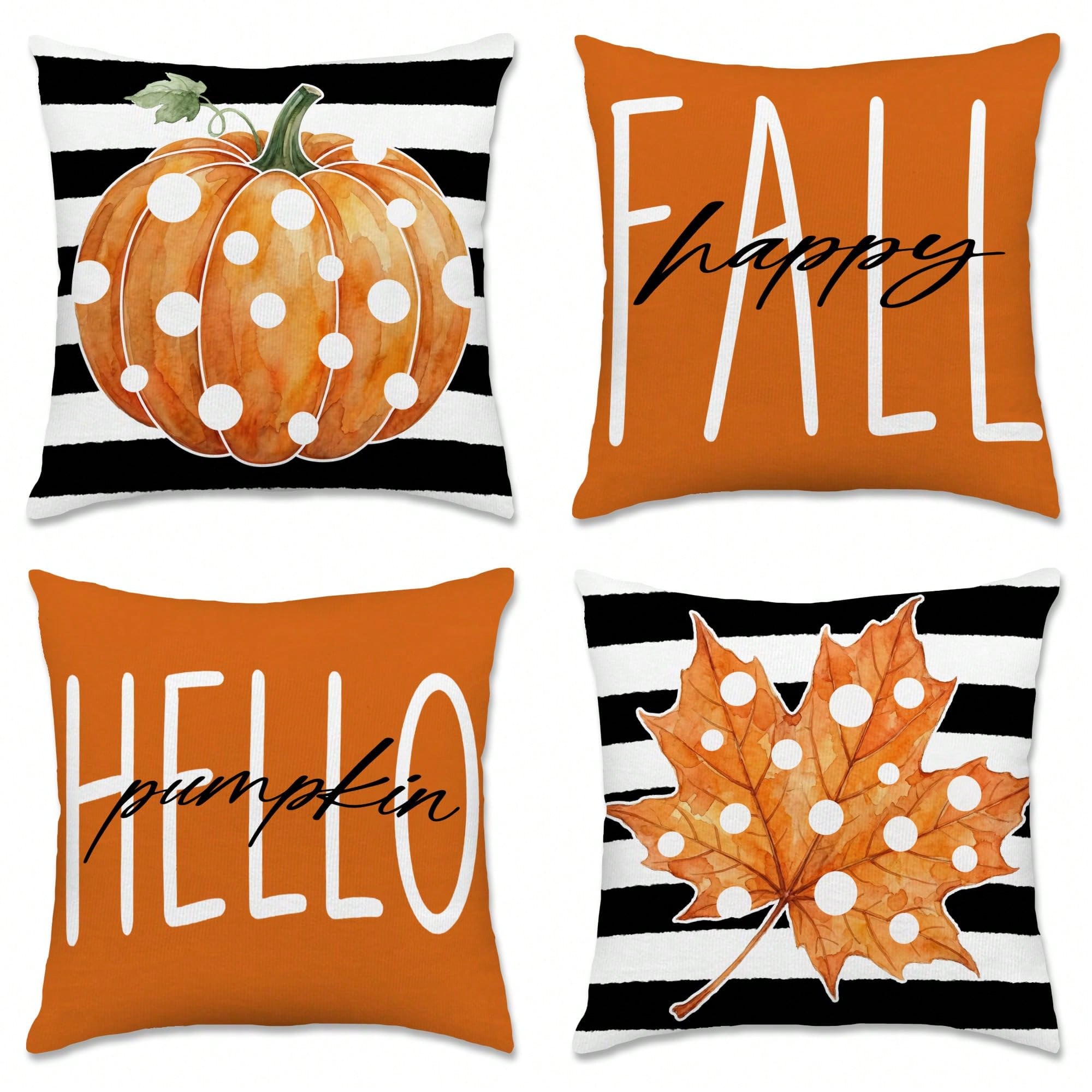 4 sztuki jesiennych poszewek n – Pillow Insert 18X18 recenzja i cena