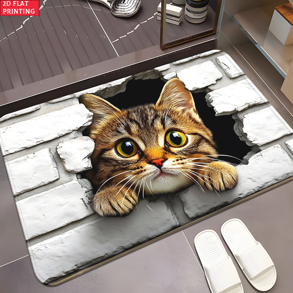 Mata podłogowa 3D z motywem ko – Home Textiles & Decorations recenzja i cena