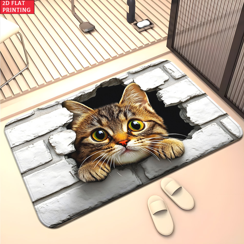 Mata podłogowa 3D z motywem ko – Home Textiles & Decorations recenzja i cena